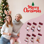 1PC Personalized Christmas Stocking, Custom Name Burlap Stocking with Buffalo Plaid Cuff, Soft Faux Fur Trim, Glitter Embroidered Snowman, 18.5" Holiday Mantel Decoration - Image 7