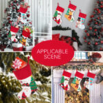 1PC Personalized Christmas Stockings – 18.5” Embroidery Custom Christmas Stockings with Names, Burlap Plaid Stockings Xmas Decor Gifts for Family Kids Holiday Party, 1-Pack Choose Any Styles - Image 4
